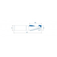 Высокопроизводительные спиральные алмазные фрезы TURBO-S Z=2+2+1DP  с отрицательным поворотом