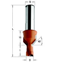 Глухие свёрла с зенкером L=57.5 S=Ø10