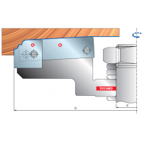 TD55MD - TD55MS Филеночные фрезерные головки