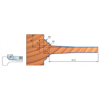 TD55MD - TD55MS Филеночные фрезерные головки