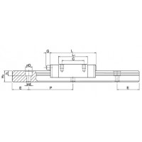 Профильные линейные направляющие HIWIN серии MG