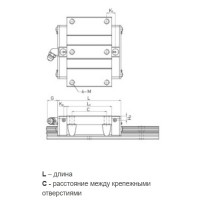 Профильные линейные направляющие Hiwin серия WE