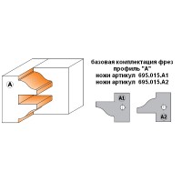 Фрезы профильные для обвязки межкомнатных дверей и мебели 694.015