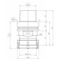 Патрон HSK-63E для цанг ER 40