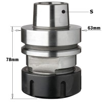 Патроны цанговые HSK-63F под цанги ER 40