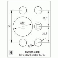 CMT333 приспособление для врезания петель