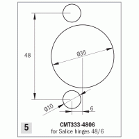CMT333 приспособление для врезания петель