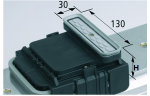 Блочная присоска VCBL-K1 130x30 